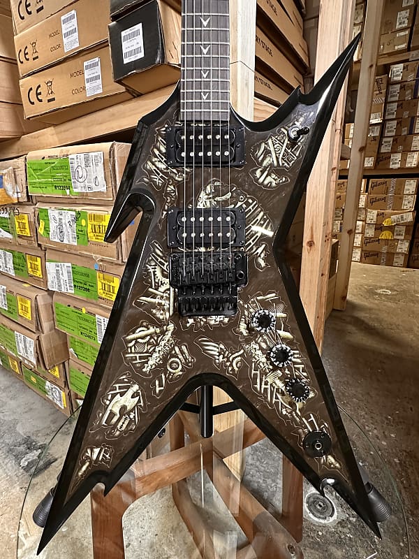 Dean Razorback Dimebag Floyd Bio Mech #31891 w/ Factory Case! | Reverb