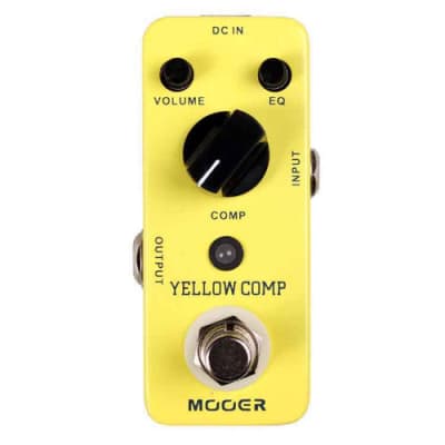 Mooer Yellow Comp Optical Compression Pedal True Bypass New in Box Free Shipping image 2