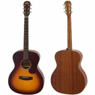 Aria ARIA-101-MTTS 100 SERIES Spruce Top Mahogany Neck OM Orchestra 6-String Acoustic Guitar image 1