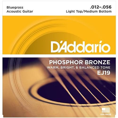 D'Addario Phosphor Bronze Acoustic Guitar Strings - EJ19 / Bluegrass image 1
