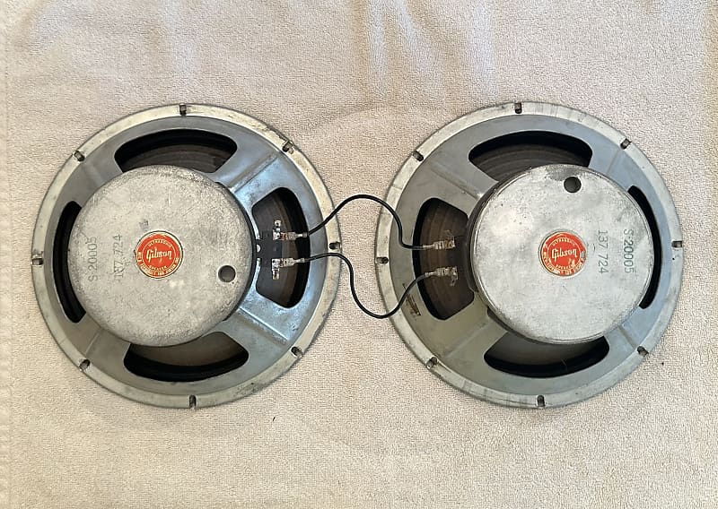 Gibson branded CTS 10" speaker PAIR  - 1972 image 1