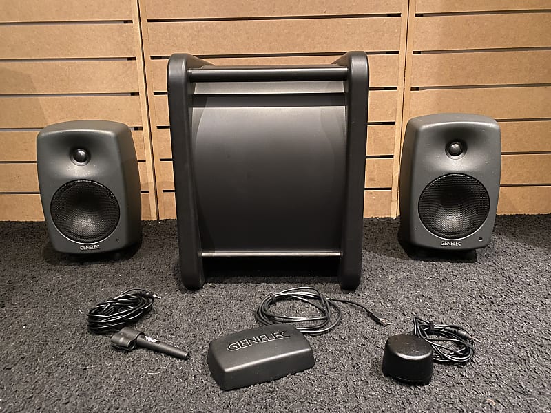 Complete Genelec GLM kit 8330 APM monitors 7350 APM subwoofer