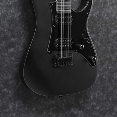 Ibanez GRG 6 String Solid-Body Electric Guitar, Right, Black Flat, GRGR131EX-BKF image 2