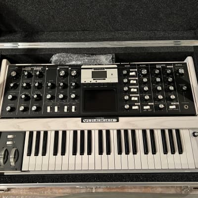 Moog MiniMoog Voyager Select Series Edition 44-Key Monophonic Synthesizer - White Cabinet with Flight Case image 19