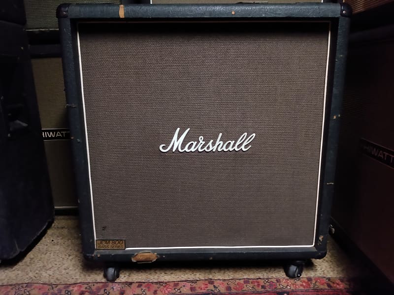1985-86 Marshall 1551 JCM 800 Bass Series 2x15 Front Ported Eminence  Speakers 4 Ohm