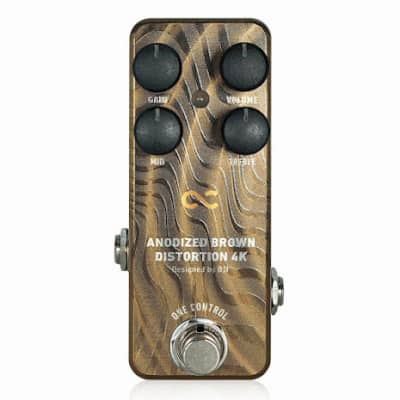 Reverb.com listing, price, conditions, and images for one-control-anodized-brown-distortion