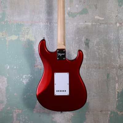 Tagima TG-500 Left-Handed Electric Guitar - Candy Apple Red Metallic image 9