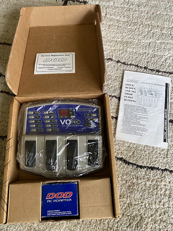 DOD Votec vocal FX processor Reverb