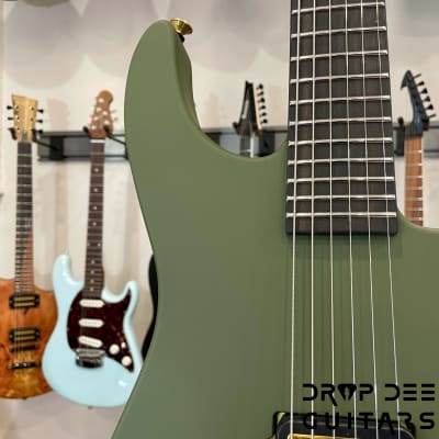 Jackson USA Custom Shop SL1H Soloist Electric Guitar w/ Case-Olive Drab Green image 5