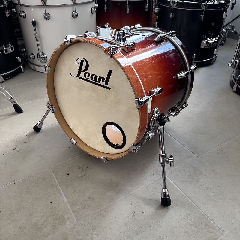 Pearl Masters MCX 18x16 Maple bass drum - Chestnut fade image 1