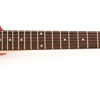 Hofner Shorty Travel Electric Guitar - Red image 2