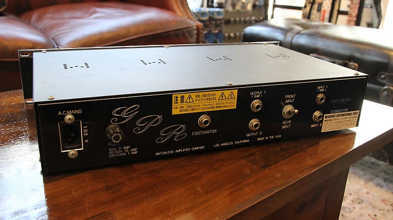 Matchless GPR-1 Rack Tube Preamp Sampson Era 1998