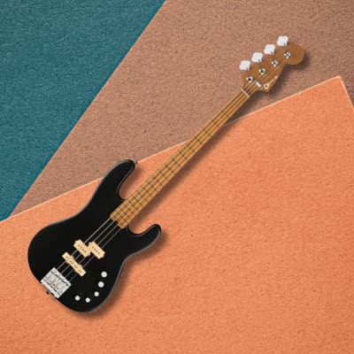 Charvel ProMod San Dimas PJ IV 4-String Bass Guitar (Satin Black) - Professional-grade Electric Bass with Precision-Jazz Pickup Configuration Bundle with Charvel Hardshell Case image 6