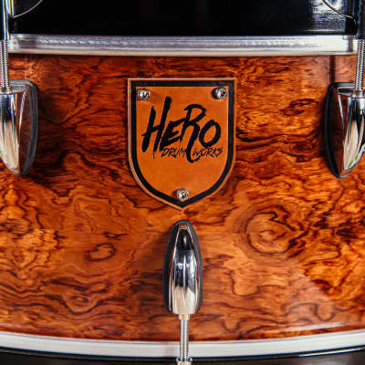 Hero Drumworks 24"x9" Custom Oak Kick Drum 2022 image 2