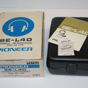 Rare Vintage Pioneer SE-L40 Stereo Headphones - Include ALL Original Packaging Materials image 8
