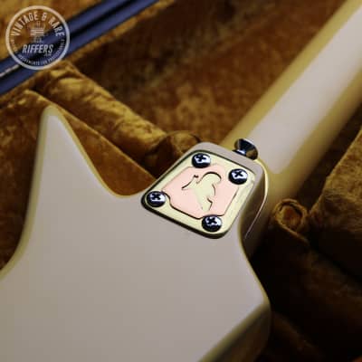 (Video) *One-of-a-Kind* Flite Lightning Strike, Ivory | 1980s Randy Rhoads Inspired Thunderbolt Shaped Axe | Ideal Touring / Travel Vintage Guitar | Made in England image 11