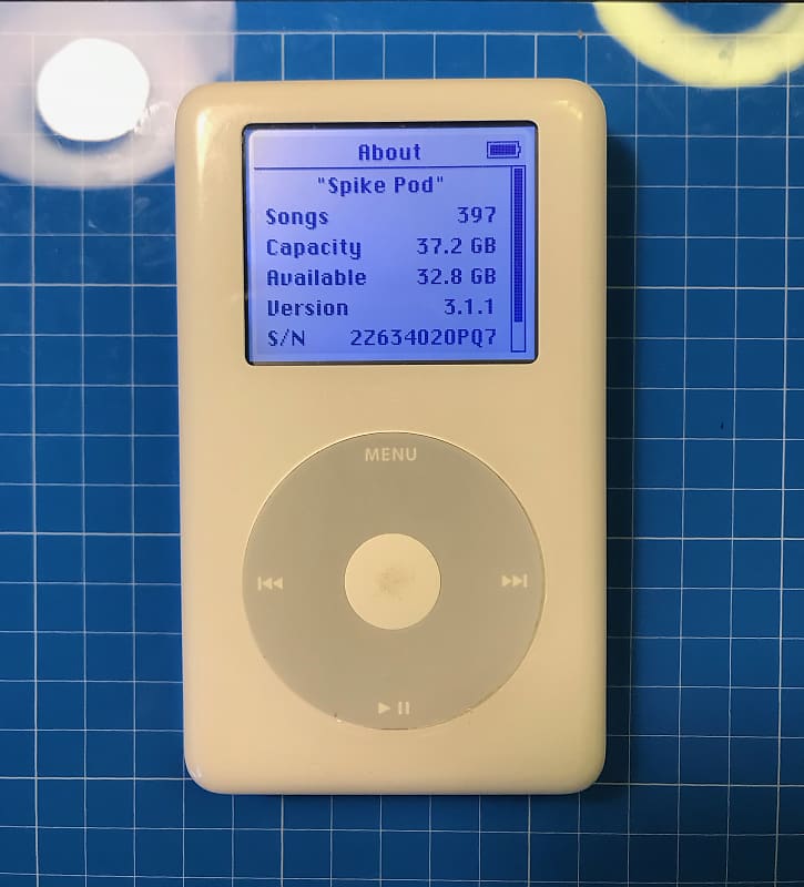 Apple iPod 20GB ホワイト 2004年モデル　A1059 Apple iPod Click Wheel 4th Generation 2004 20GB White A1059