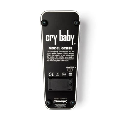 Dunlop GCB95 Cry Baby Wah Effect Pedal 2022 Black image 7