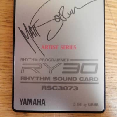 Yamaha RSC3073 Matt Sorum Rhythm Sound Card RY30 RM50 SY/TG rare! image 3