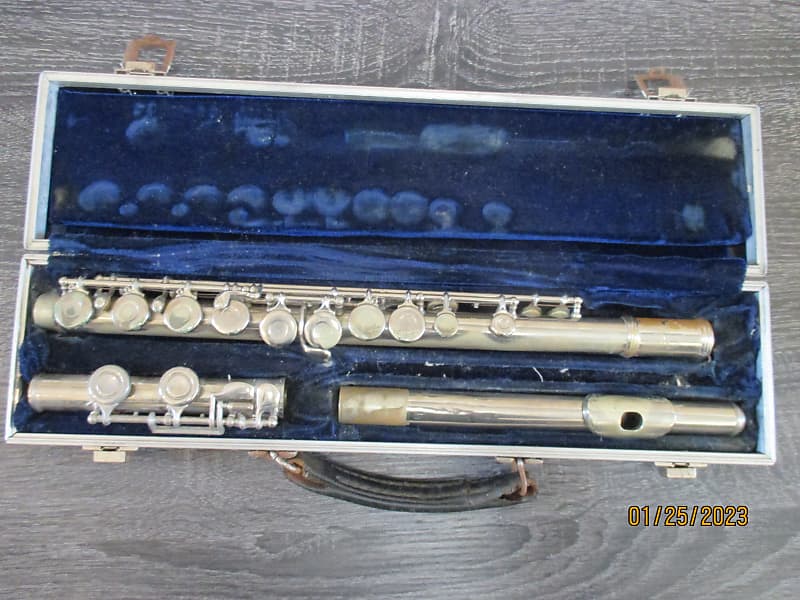 Armstrong Flute with case. Made in USA Reverb