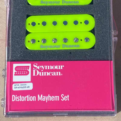 Seymour Duncan Distortion Mayhem 6 String Set (SH-6b & SH-6n) - Neon Green