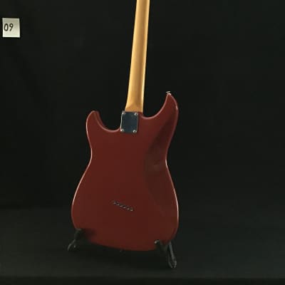 Emerald Bay custom shop multi-scale electric guitar, candy apple red image 2