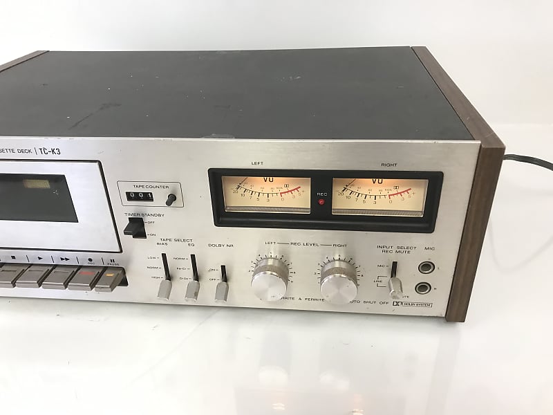 SONY ソニー TC-K3 STERO CASSETE DECK 稼働品 美品 Yahoo!オークション -「sony tc-k3」(カセットデッキ