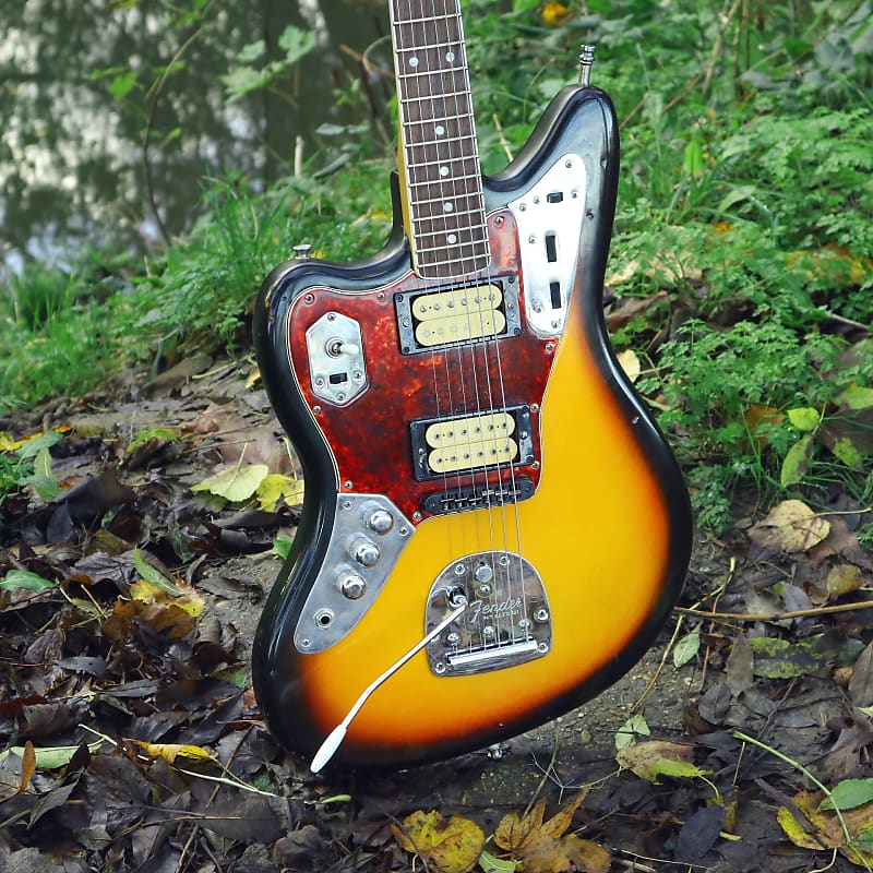 Fender Kurt Cobain Jaguar Left Handed heavily modified image 1