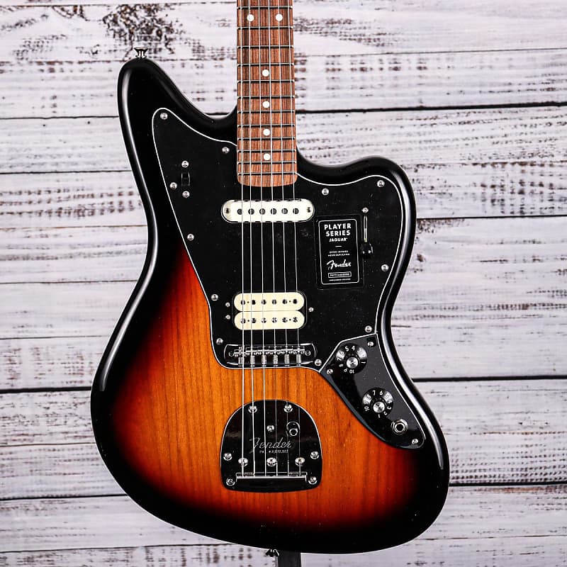 Fender Player Jaguar Electric Guitar | 3-Tone Sunburst image 1