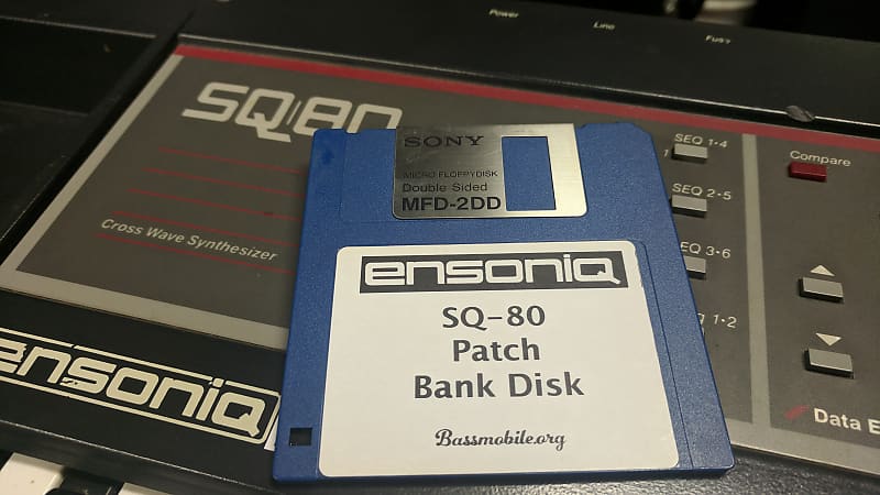 Ensoniq SQ-80 Patch Bank Disk  includes 1,200 Unique Patches by Bassmobile image 1