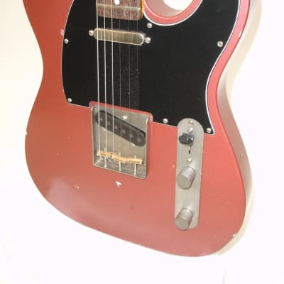 2021 Nash Guitars T63 Electric Guitar, Burgandy Mist w/ Case image 4