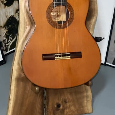 Vintage 1974 K Yairi  SY-60 Classical Acoustic - Nitrocellulose Finish w Cedar Top & Rosewood Back & Sides - Handcrafted in Japan - Pro Set Up! image 11