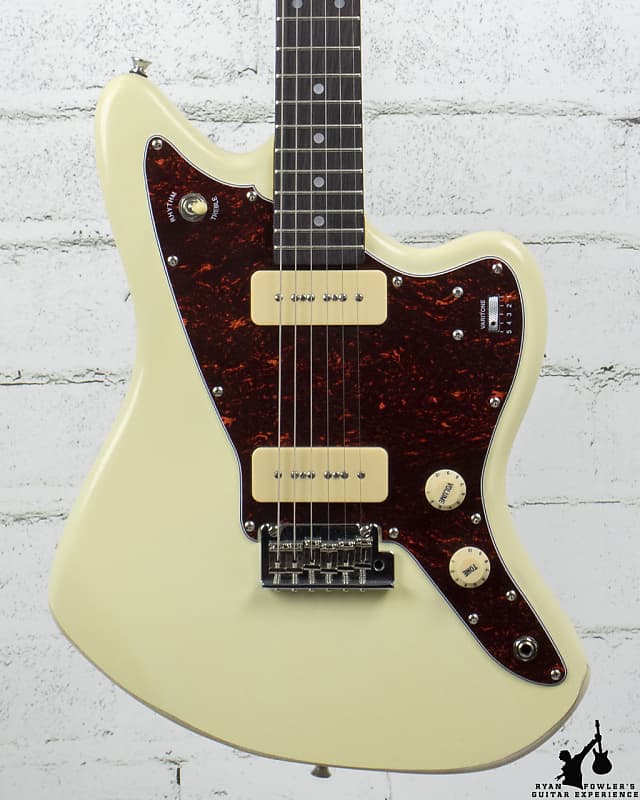 Tajima TW-61 in Vintage White Heavily Modified | Reverb