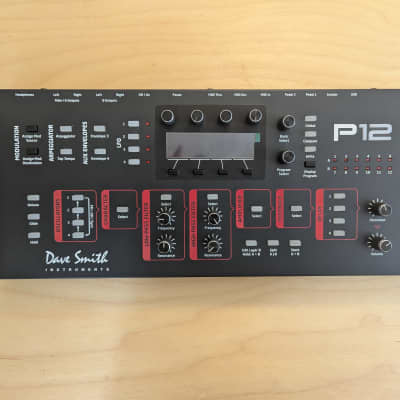 Dave Smith Instruments Prophet 12 Desktop 12-Voice Polyphonic Synthesizer 2014 - Present - Black with Wood Sides