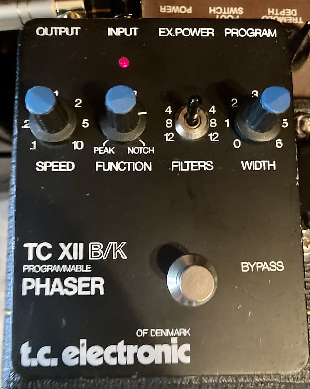 TC Electronic TC XII Programmable Phaser B/K Rare Vintage Version Original  Owner FAST SHIP BK