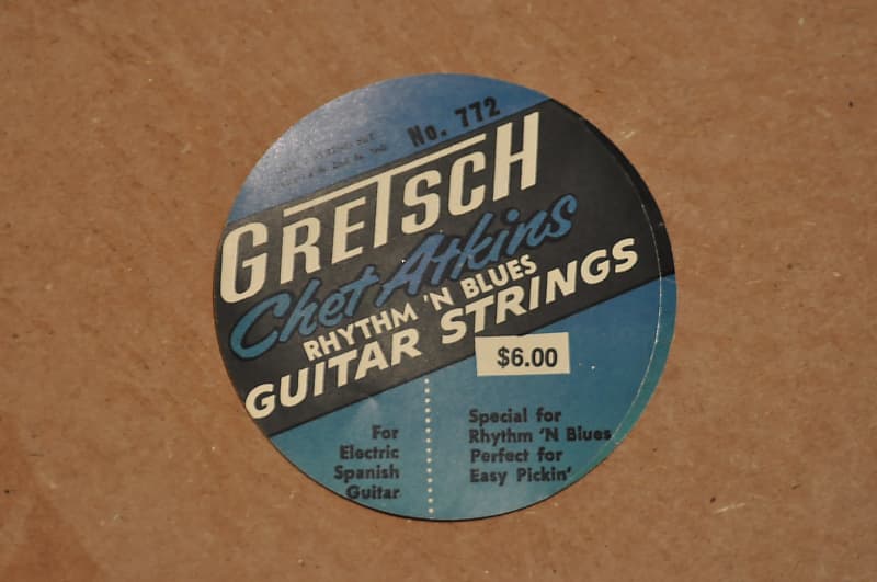 Gretsch Chet Atkins Rhythm N Blues Guitar strings set 1950 s