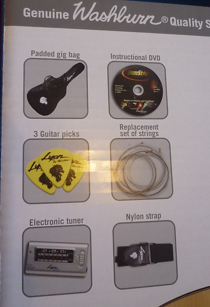 Lyon by Washburn LG1PAK Acoustic GUITAR STARTER KIT PAK