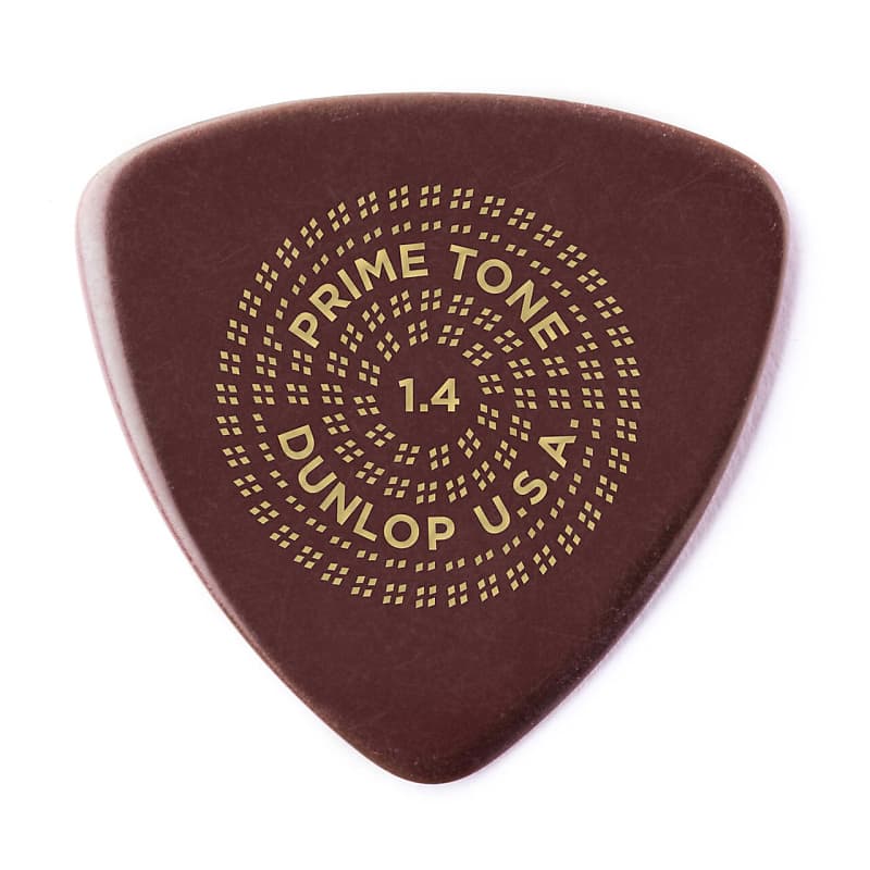 Dunlop 513P140 Primetone Triangle Smooth Pick 1.4mm (3-Pack)