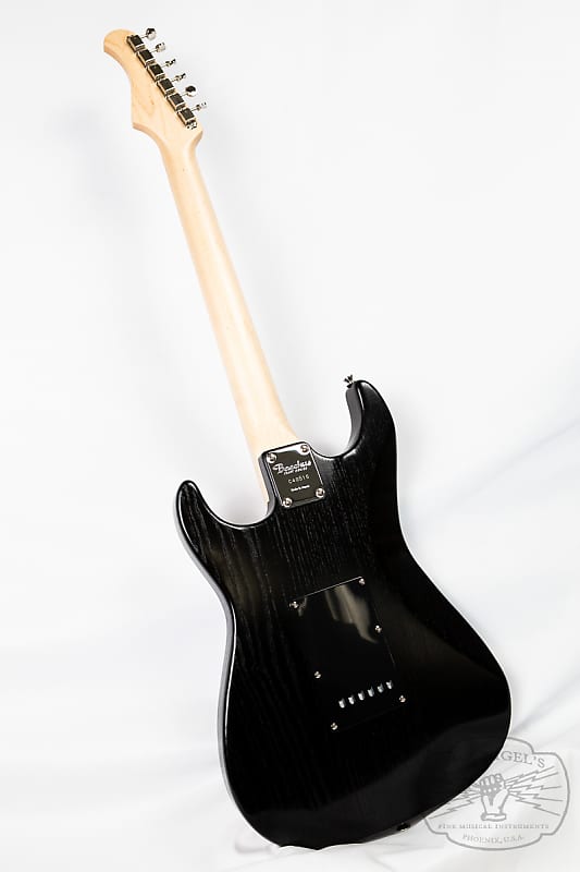 Bacchus MIJ G-Studio Ash SSH Satin Black Modern Strat-style