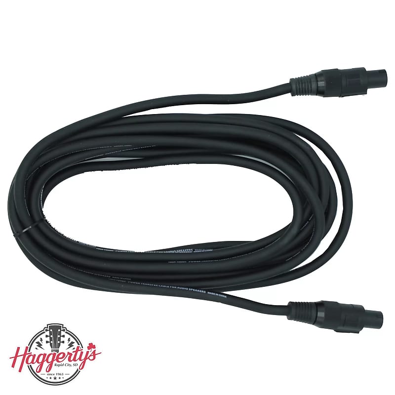 Tour Tough 14 Gauge 25ft Speakon to Speakon Speaker Cable