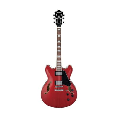 Ibanez Artcore AS73 Electric Guitar, Bound Rosewood Fretboard, Transparent Cherry Red image 6