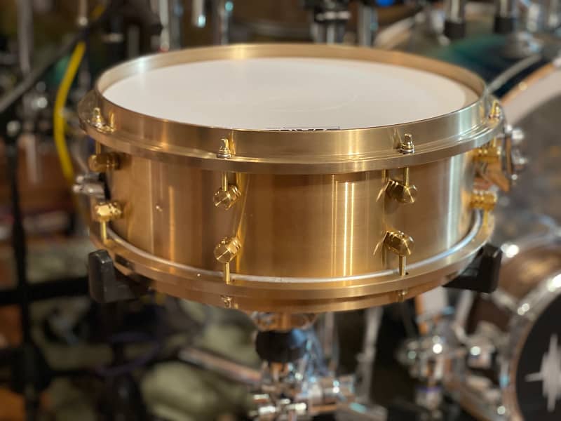 Duluth 5X14 Cast Bronze Snare Drum with Ocheltree Lugs, Cast Reverb