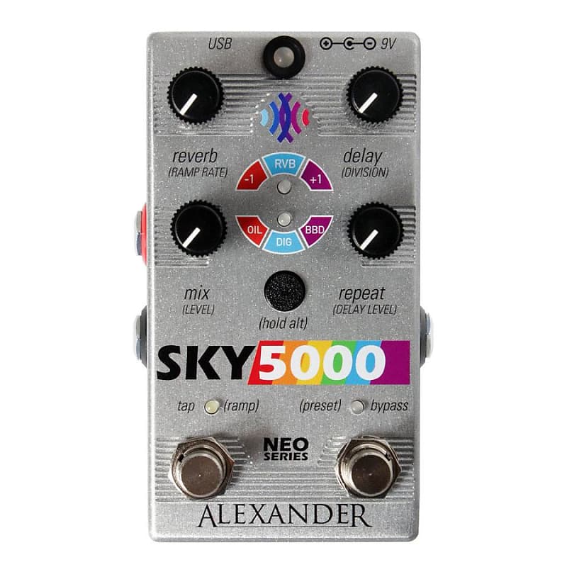 Alexander Pedals Sky5000 Reverb Delay Pedal | Reverb Canada