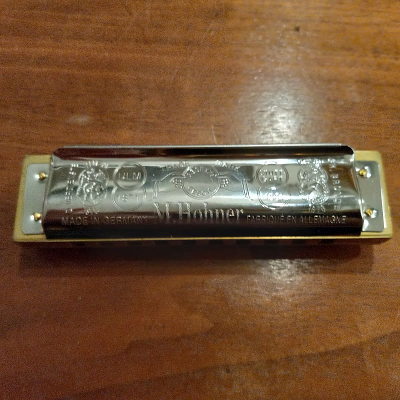 M. Hohner Marine Band Harmonica Key of D with Case 1896/20 D Marine Band