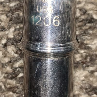Selmer model 1206 usa made Flute w/Original Hard case Silver-Plated image 8