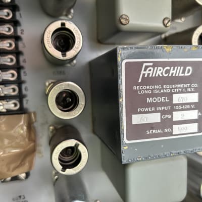 Fairchild 670 Compressor / Limiter 1960s - Original image 6