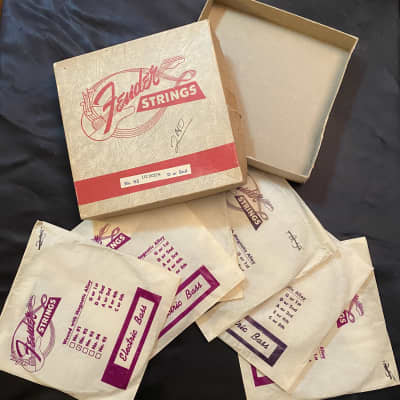 NOS Fender Bass strings in box 1960-1970 image 4