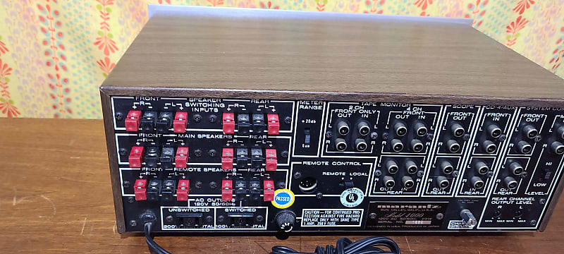 Fully Restored Marantz 4000 Quadraphonic/Stereo Preamp
