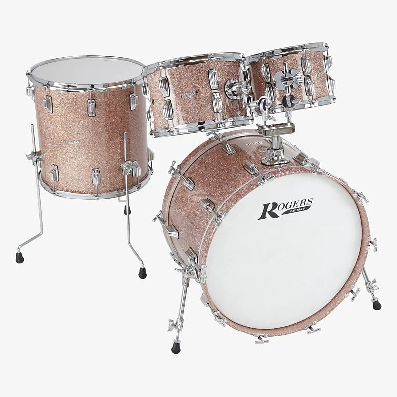 Rogers Powertone 4-Pc Shell Pack 10/12/14/20 (Champagne Sparkle) image 1