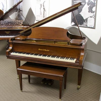 Mason & Hamlin 5'8.5" Model A Grand Piano | Polished Mahogany | SN: 87506 image 1